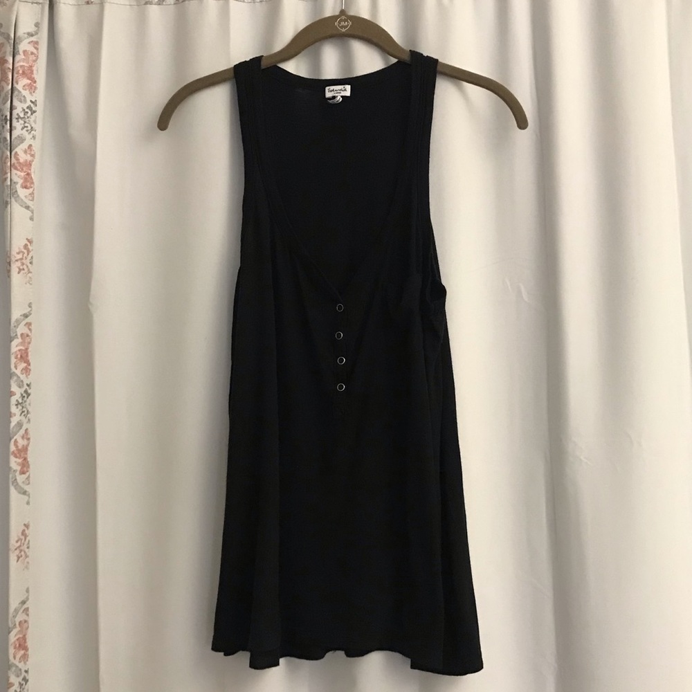 3/$25 Splendid Black Large Tank Top